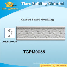 Pu Plafonnier Moulure murale décorative pour décoration intérieure TCPM055